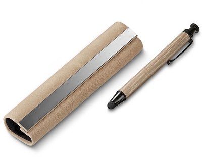 DOUX beige stylet et stylo avec étui, Philippi