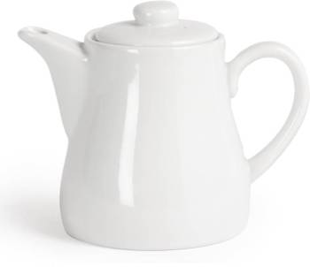 Pot à Thé Blanc - Olympia - 483ml - 4 Pièces
