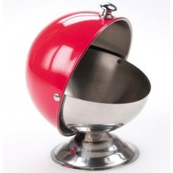 Sucrier boule 10 cm Bobby Contento - rouge