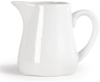 Pot à Lait Blanc - Olympia - 170ml - 6 Pièces