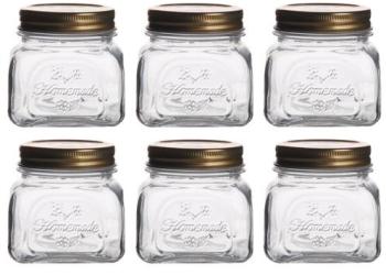 Lot Set 6 Bocaux A Confiture Pot A Epices Design L