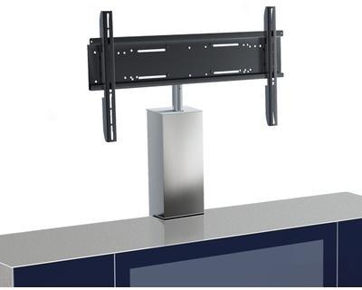 MUNARI colonne en acier inoxidable pour TV de 70