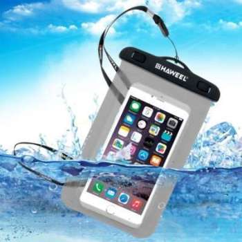 Etuis étancheHAWEEL Transparent Universal avec lanière Etuis étancheHAWEEL Transparent