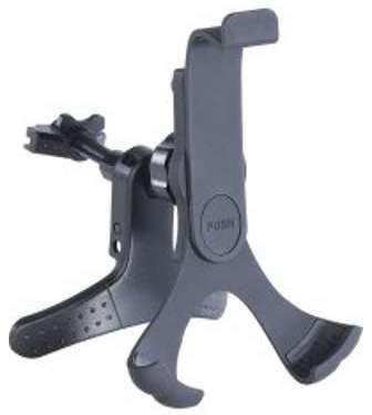 Support pour smartphone sur grille de ventilation - Support pour smartphone sur
