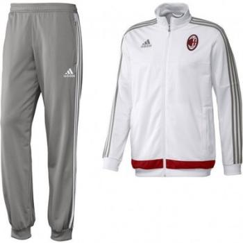 Survêtement Milan AC blanc Football Garçon Adidas Survêtement Milan AC blanc