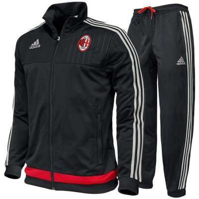 Survêtement AC Milan Noir Football Homme Adidas