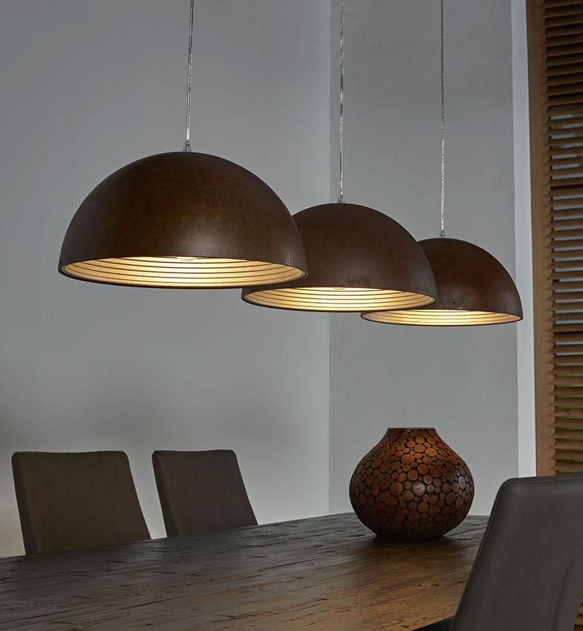 Suspension industrielle 3 lampes TORI