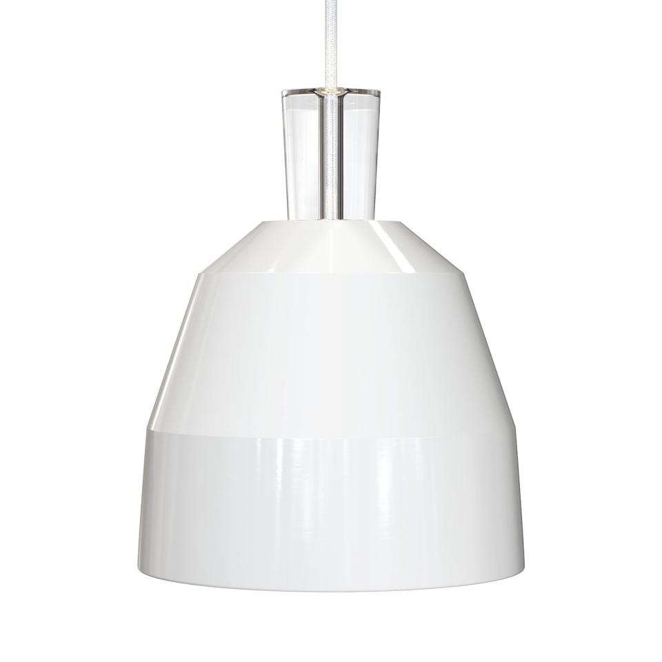 Suspension Shape-3 - Métal Blanc 1 ampoule