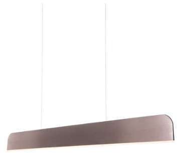 Suspension Sek, aluminium et acrylique, grenat