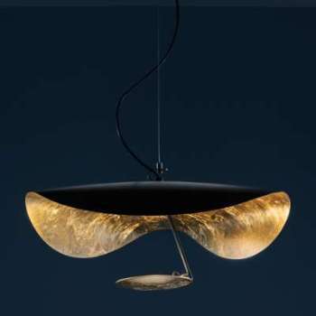 Lederam Manta S1 - Suspension LED - noir or barre noir Lederam Manta S1 - Suspension