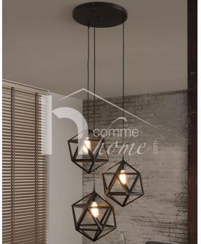 Suspension design noire TESLA