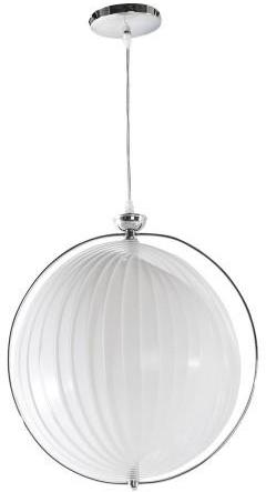 Lustre blanc suspension boule - Capri