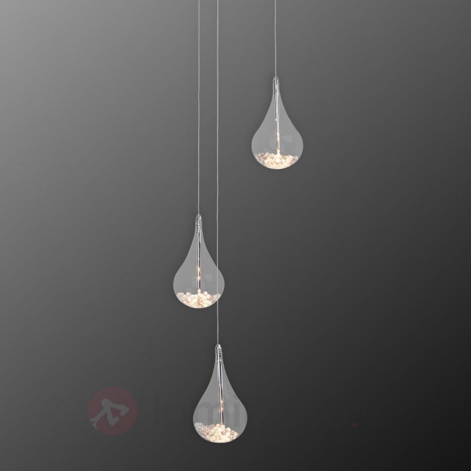 Maira - suspension avec trois gouttes de verre