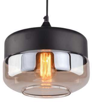Suspension Luminaire Métal et Verre - Amber Suspension Luminaire Métal