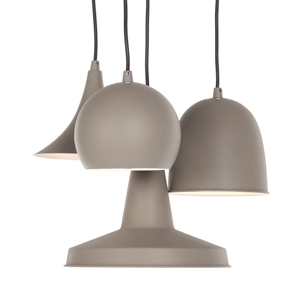 Suspension Zava Trio - Multicolore 4 ampoules