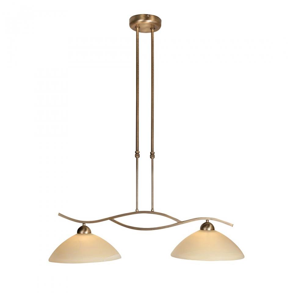 Suspension Capri - 2 ampoules Laiton bruni