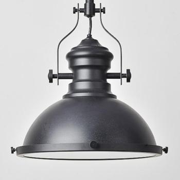 Suspension Industrielle Noire - Neris - EN SOLDES