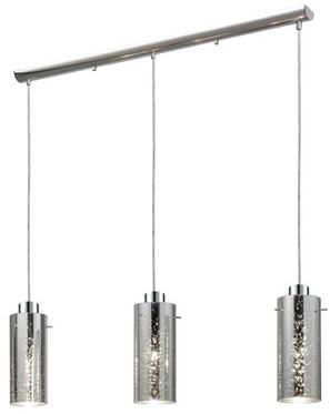 Suspension Stellar - 80 x 125 cm - Verre, chrome a