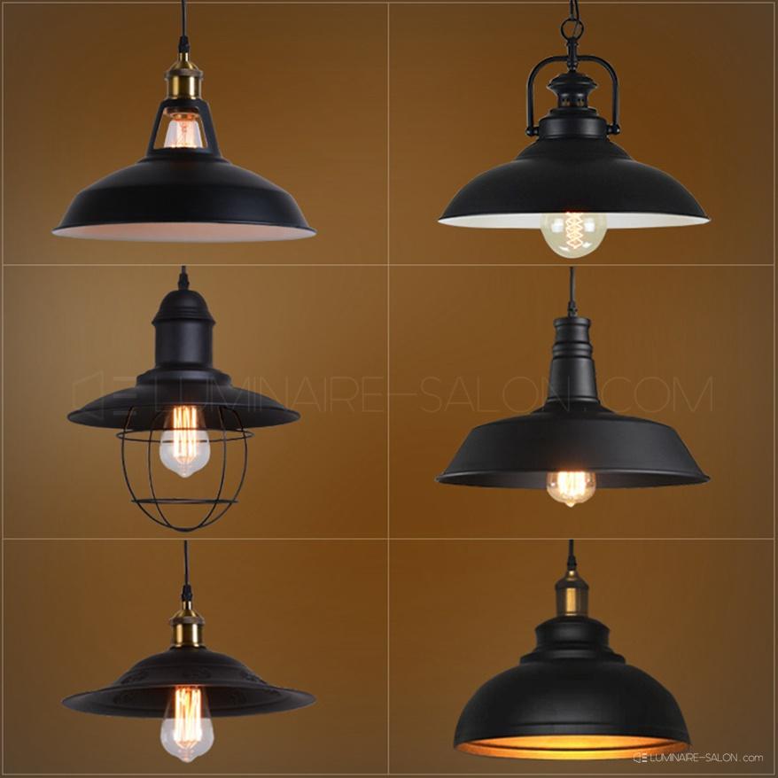 Suspension design rétro avec ampoule Edison Club