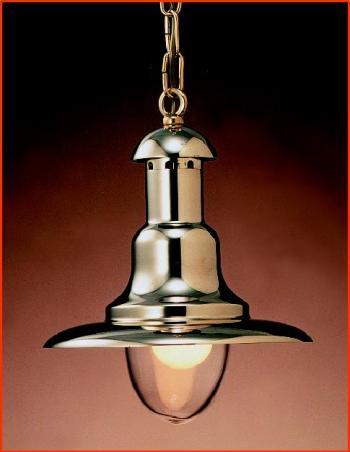 PETIT LAMPARO SUSPENSION EXTERIEUR EN LAITON