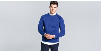 Sweat anti-bactérien Urbanizer Bleu Homme