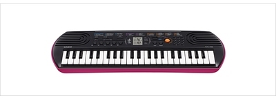 CASIO SA-78 MINI-CLAVIER PORTABLE NOIR ET ROSE