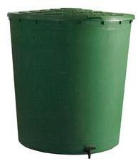 Récupérateur eau de pluie rond BELLIJARDIN vert 20