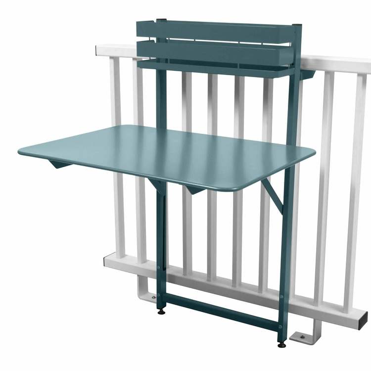 Table de balcon pliante rabattable en acier hauteur Table de balcon pliante rabattable