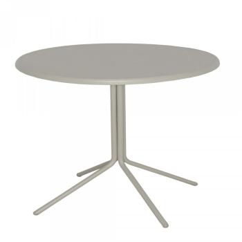 Pulp Jardin Table de jardin taupe en acier (2 plac