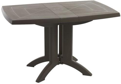 Table de jardin Vega pliante 118x77 cm - taupe