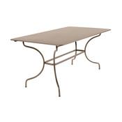 Table de jardin rectangulaire en acier 160x90cm MANOSQUE Table de jardin rectangulaire