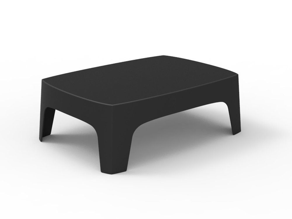 Table basse de jardin en polypropylène injecté 70x100cm Table basse de jardin en polypropylène
