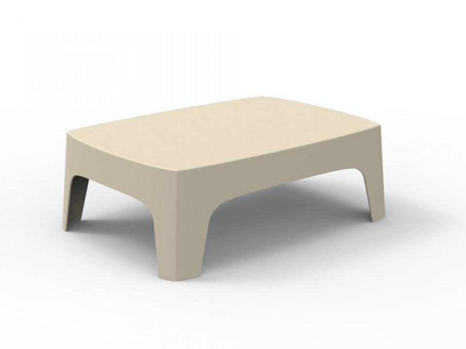 Table basse de jardin en polypropylène injecté 70x100cm Table basse de jardin en polypropylène