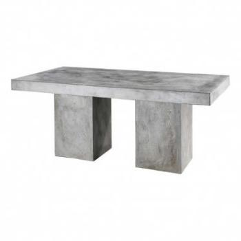 Table de repas en beton massif