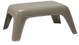 HYBA Table basse de jardin - Taupe HYBA Table basse de jardin