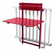 Table de balcon pliante rabattable en acier hauteur Table de balcon pliante rabattable