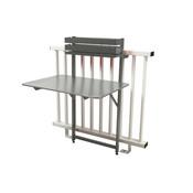 Table de balcon pliante rabattable en acier hauteur Table de balcon pliante rabattable
