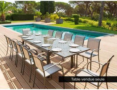 Table extensible rectangulaire Piazza 8/12 places
