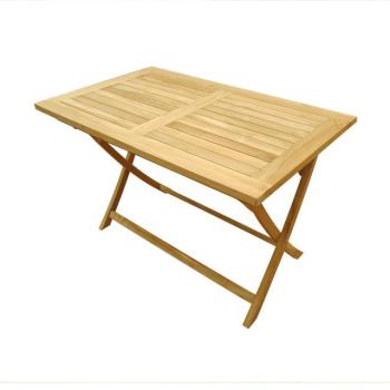 Table pliante rectangulaire en teck Ecograde Kensa