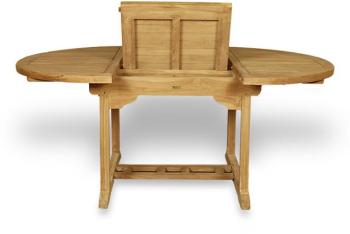 Table extensible ronde en teck Ecograde Roma 120/1