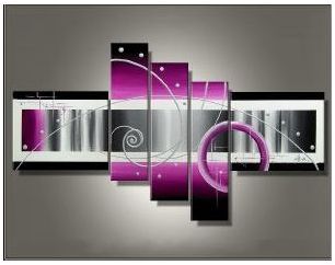 Tableau design Circles Fuschia