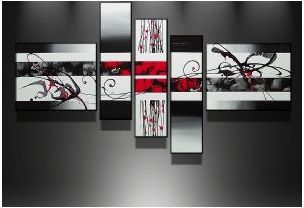 Tableaux design rouge Tendance