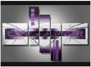Tableaux design Ice Mauve