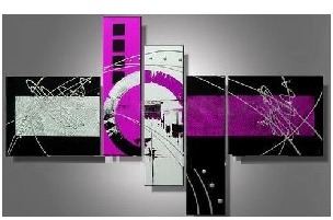 Tableaux design fushia Elovana