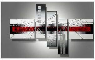 Tableaux design rouge Ice Red Tableaux design rouge Ice