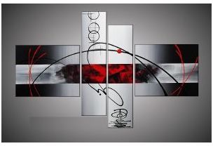 Tableaux Design Red Feeling