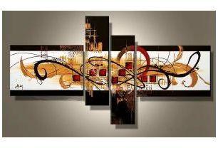 Tableau abstrait red chocolat Tableau abstrait red chocolat