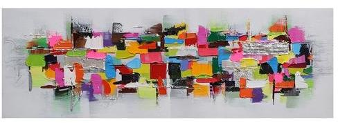 Tableau peinture à lhuile 120x40 cm - Nalay