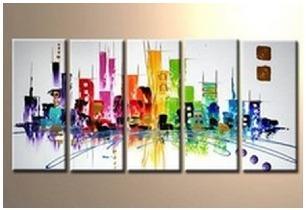 Tableaux design City Peps abstrait Tableaux design City Peps
