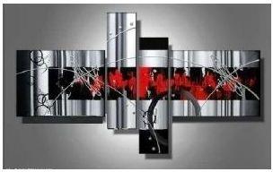Tableau design rouge noir Flavours